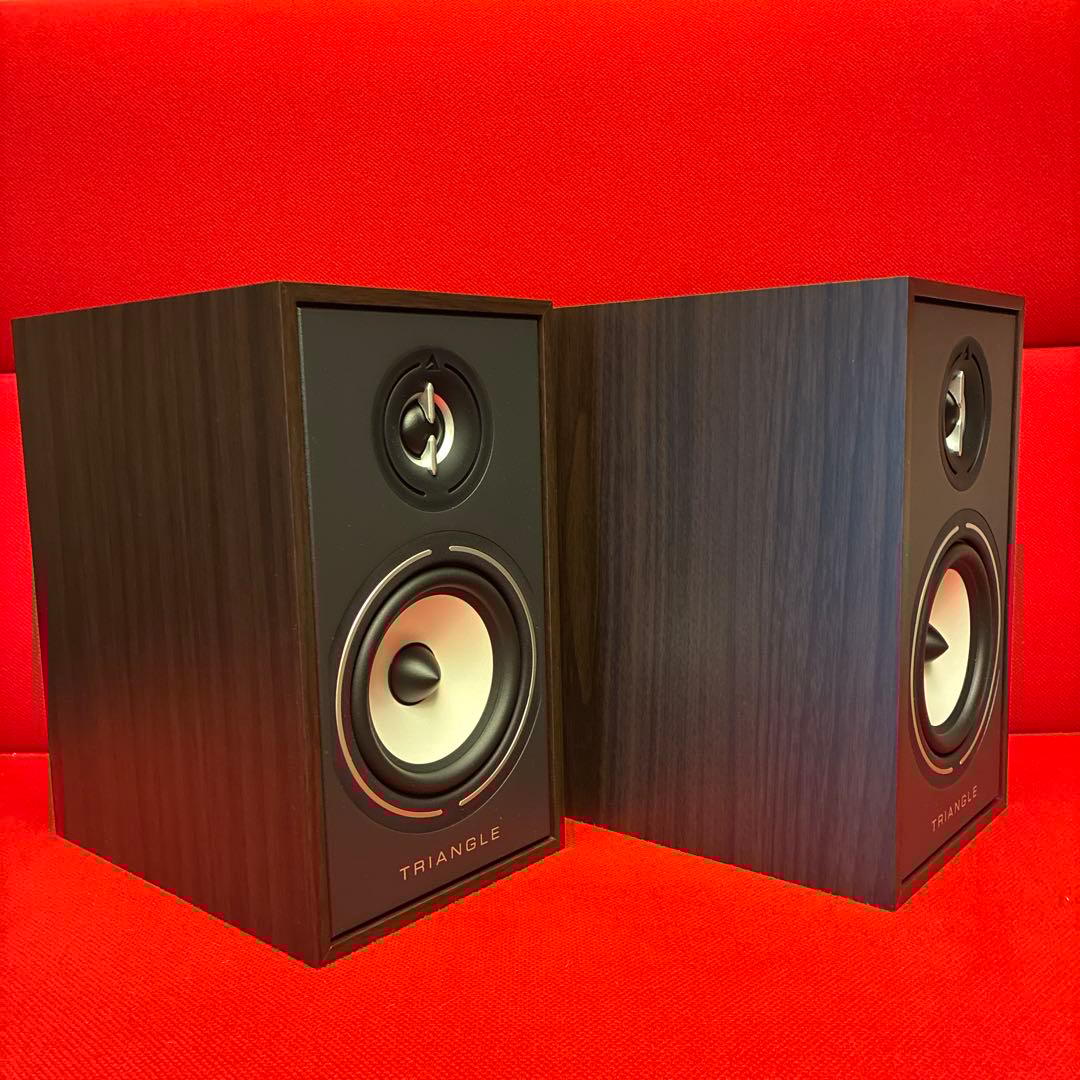 【完動美品】TRIANGLE Borea BR02 スピーカー　ペアWALNUT