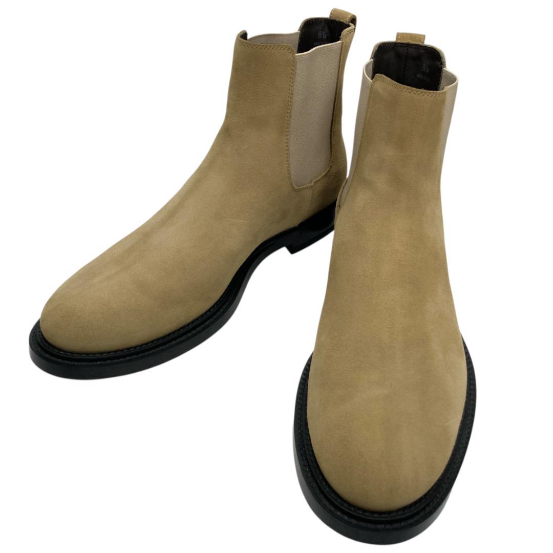 美品トッズ ロンハーマン別注 サイドゴアブーツ 8 1/2 ベージュ スエード