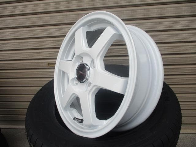 新品セット☆S6ホワイト+155/65R14☆スペーシア・ムーヴ・タント