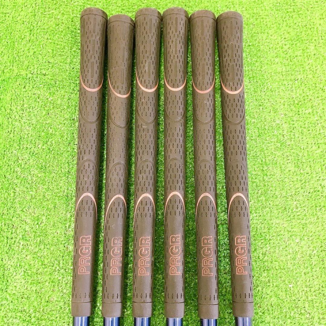 テ34★PRGR GN502 6本レディースアイアンセット 純正プロギアM-30