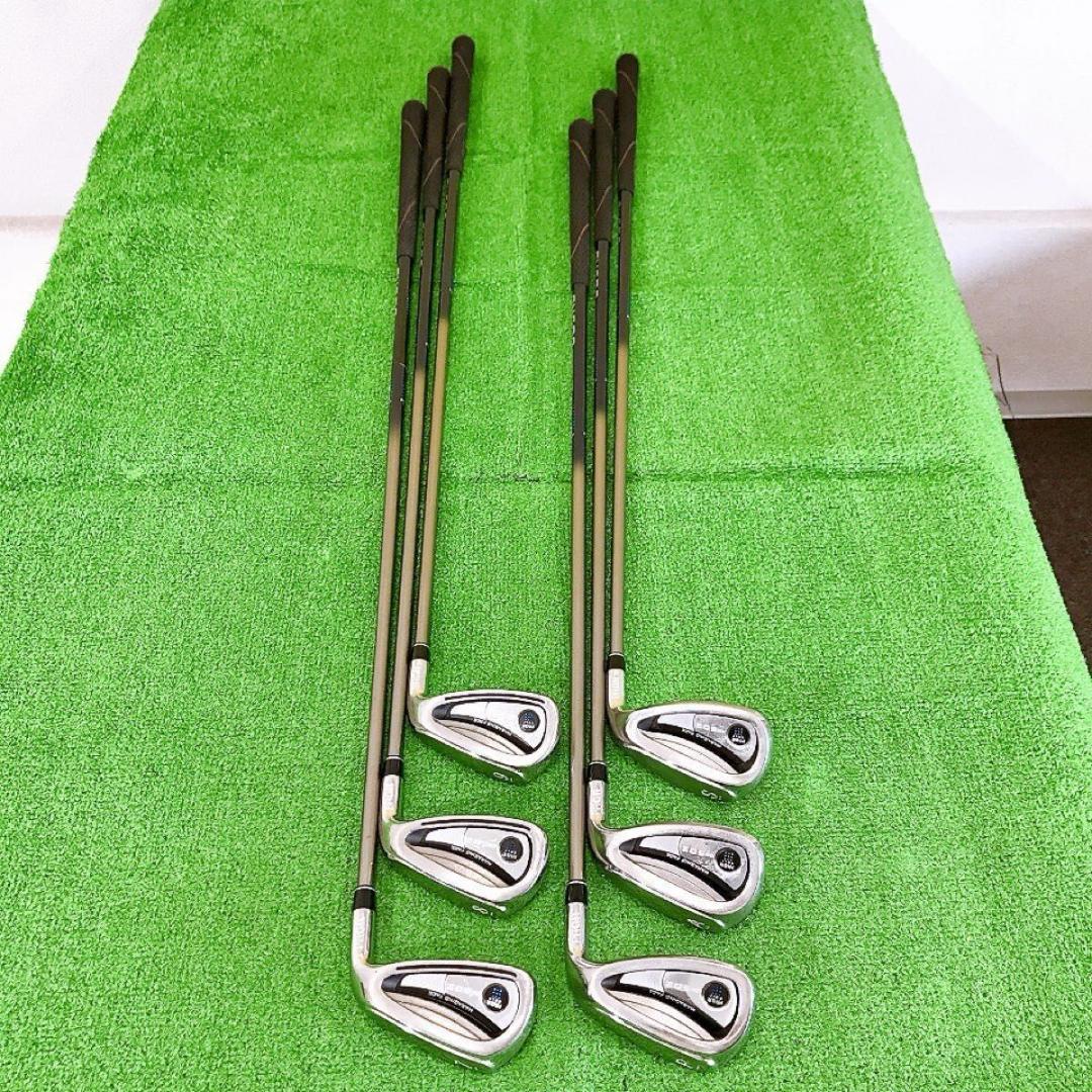 テ34★PRGR GN502 6本レディースアイアンセット 純正プロギアM-30
