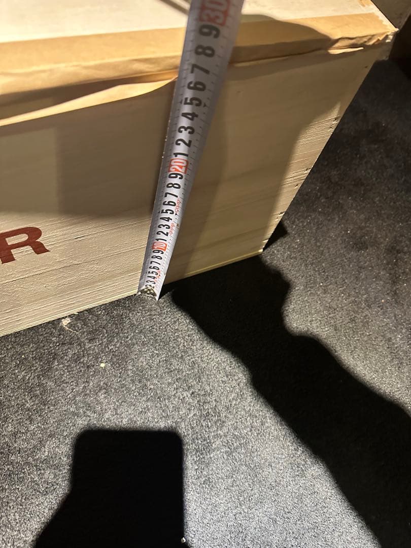 シャンパーニュ・テタンジェ・ナビュコドノゾール（15L）空瓶＆木箱セット