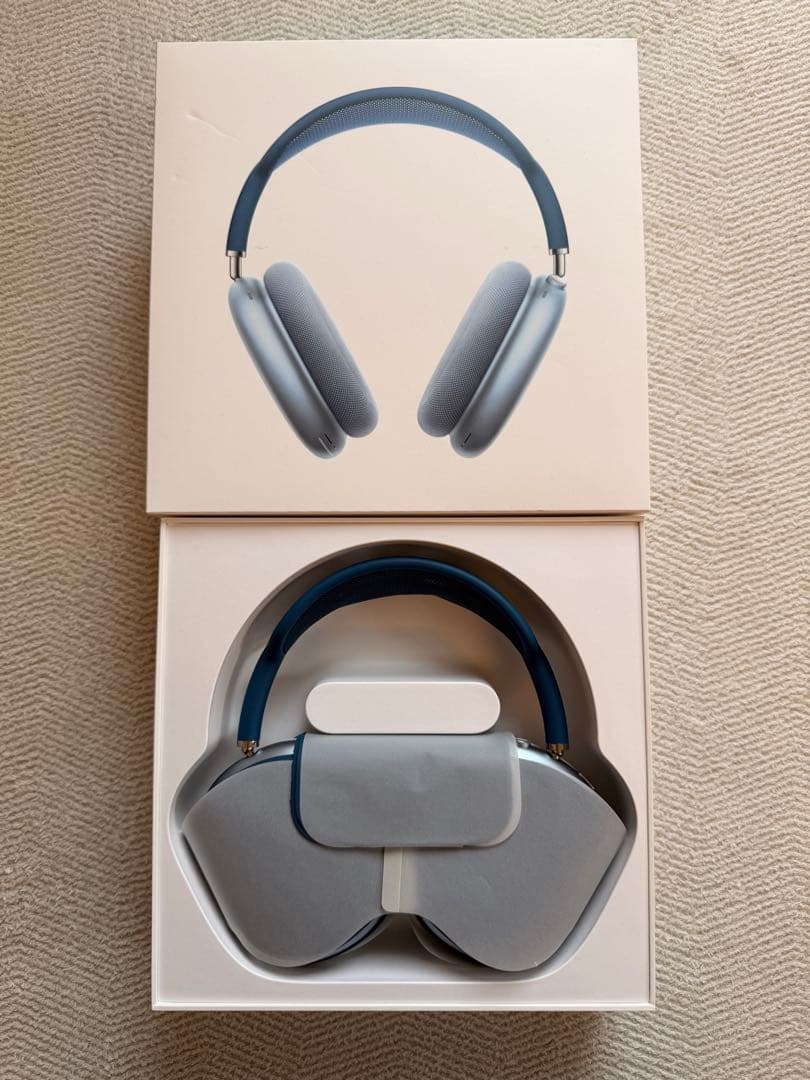 AirPods Max 第1世代 ブルー 純正箱