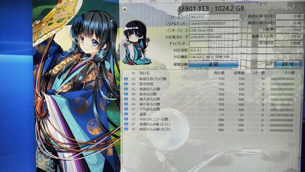 SUEAST SE801 GOLD 1TB SSD（2個セット）