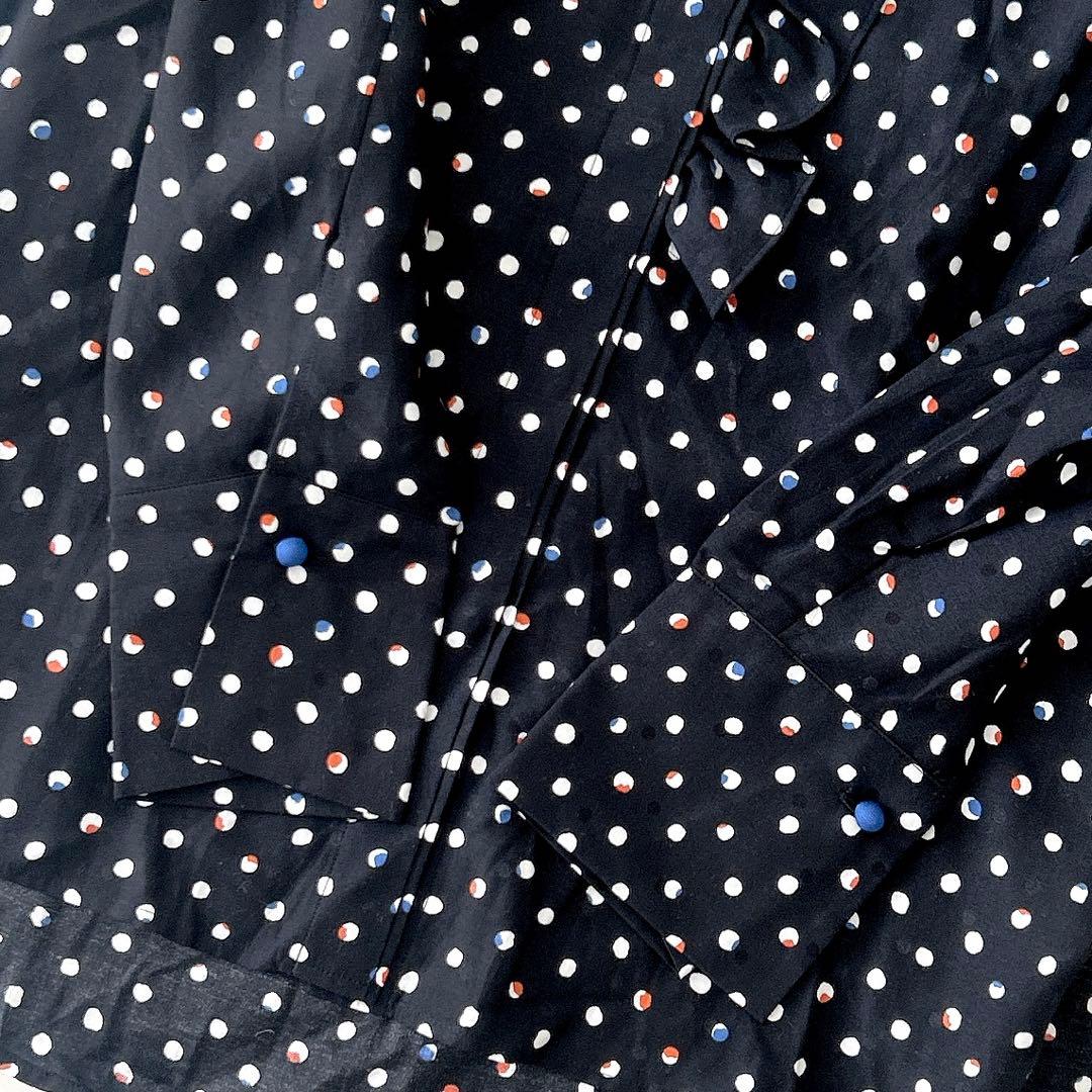 未使用タグ付き トゥモローランド コレクション シルク コットン 長袖ブラウス