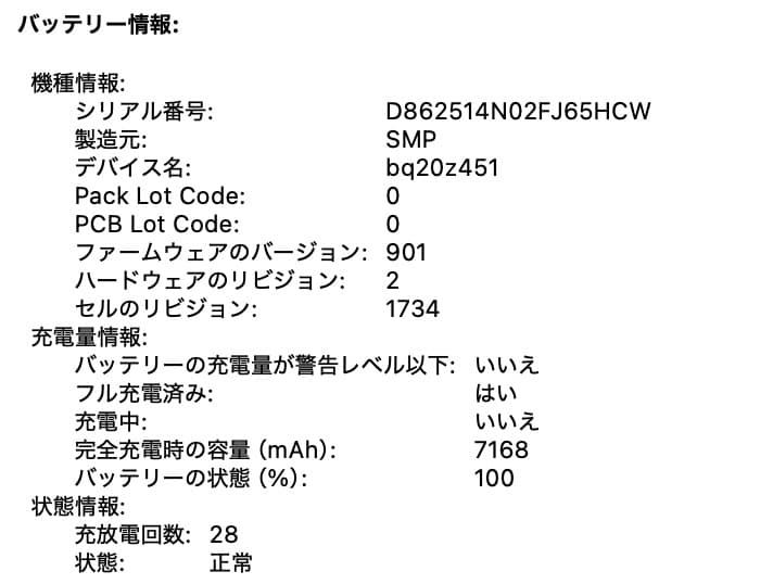 MacBook Pro 15㌅ Core i7 6Core・32GB・512GB
