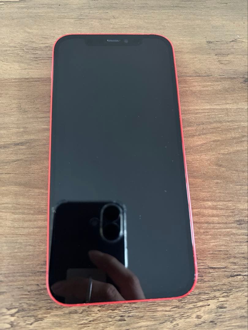 iPhone12 64GB 赤　バッテリー80% SIMフリー 初期化済み