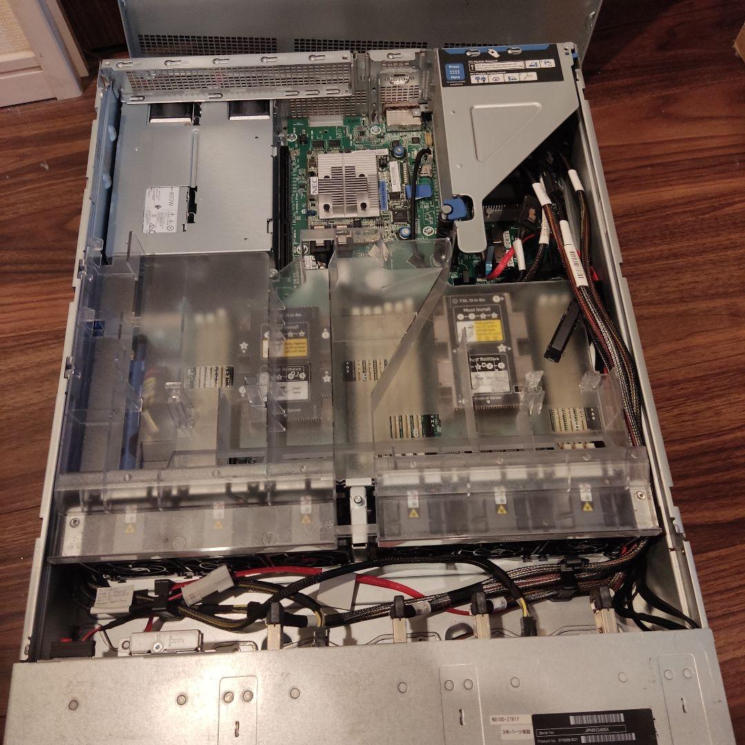 40コア80スレッド/96GB/800Wx2 プラチナ