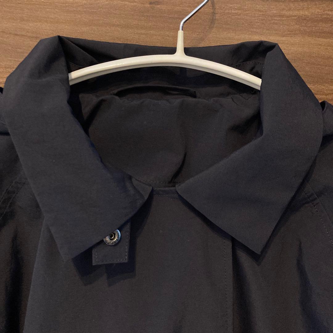 【美品】北欧暮らしの道具店　晴れの日も着たいレインコート ブラック ネイビー