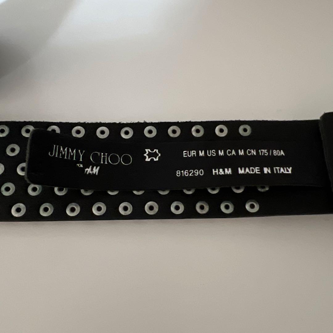 Jimmy Choo× スタッズベルト Mサイズ