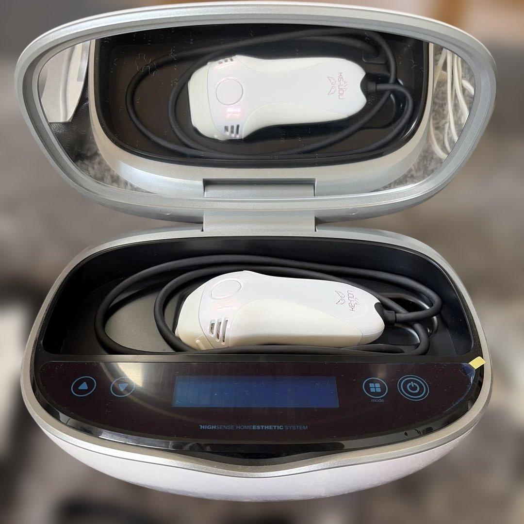 ケノン脱毛器(ver.6.2)　パールホワイト カートリッジ×2