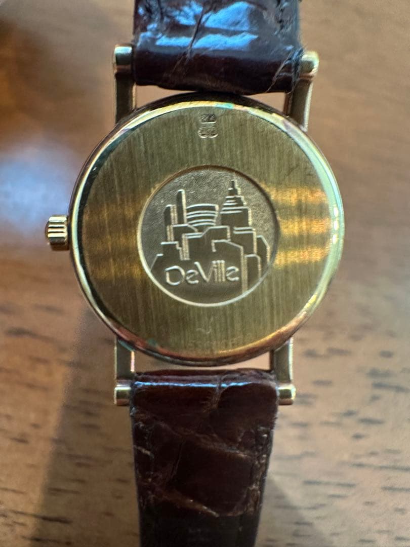 Omega De Ville ゴールド レザー　k18 箱付き