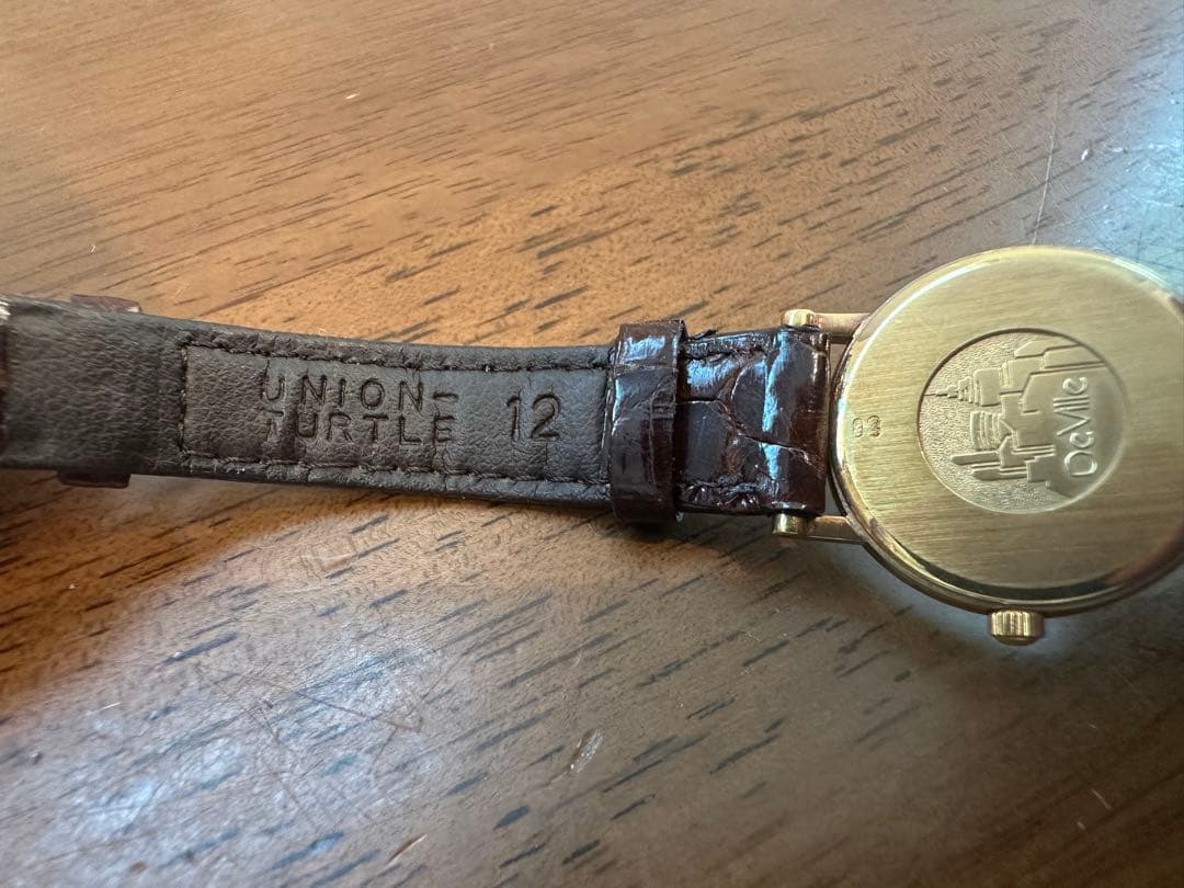 Omega De Ville ゴールド レザー　k18 箱付き