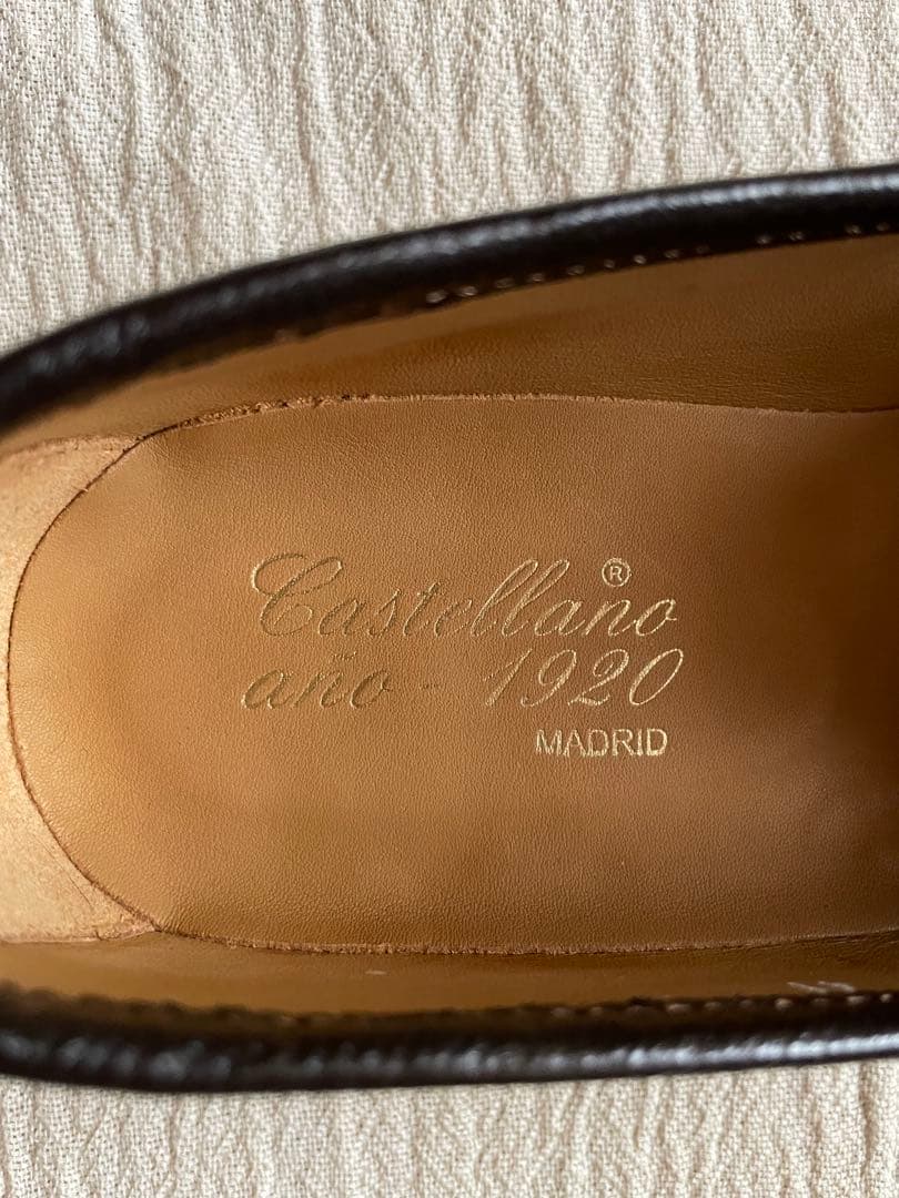 Castellano ダークブラウン ビットモカシンローファー41 25.5cm