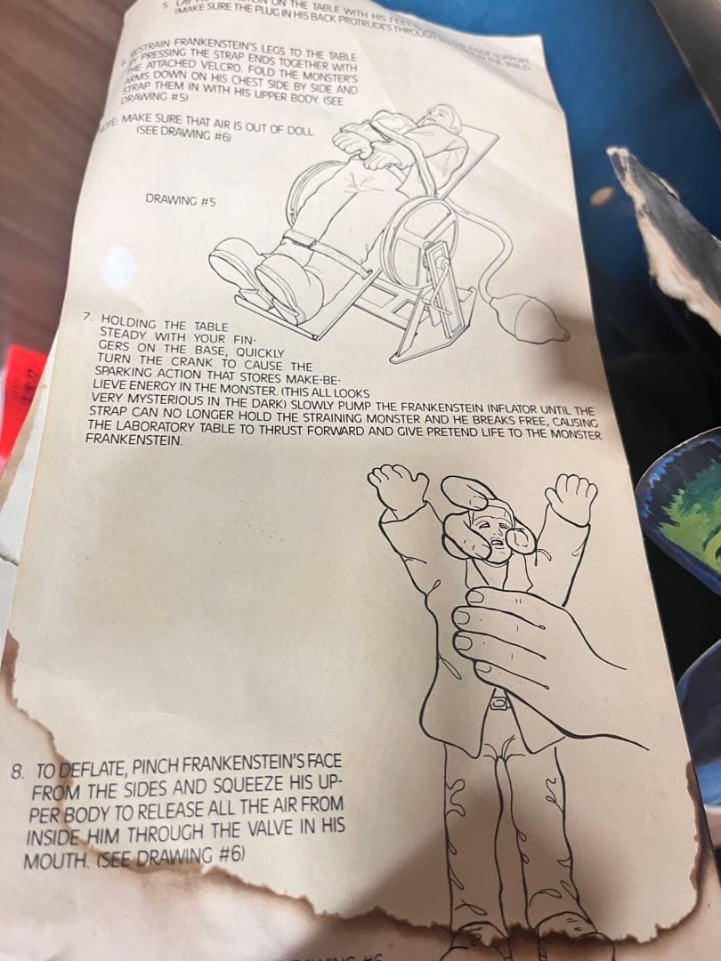 フランケンシュタイン フィギュア 組み立て説明書付き
