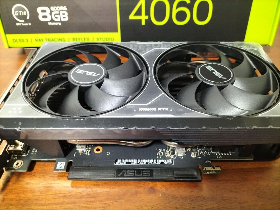 RTX4060 ASUS 8GB パソコン工房モデル　領収書あります