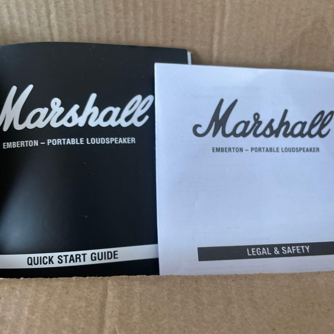 Marshall Emberton ワイヤレススピーカー　ホワイト