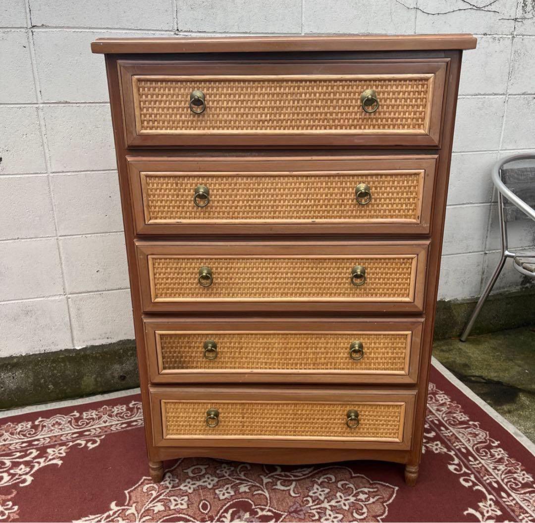 横浜Kazama カザマ 引き出し5杯 チェスト 収納棚 整理棚