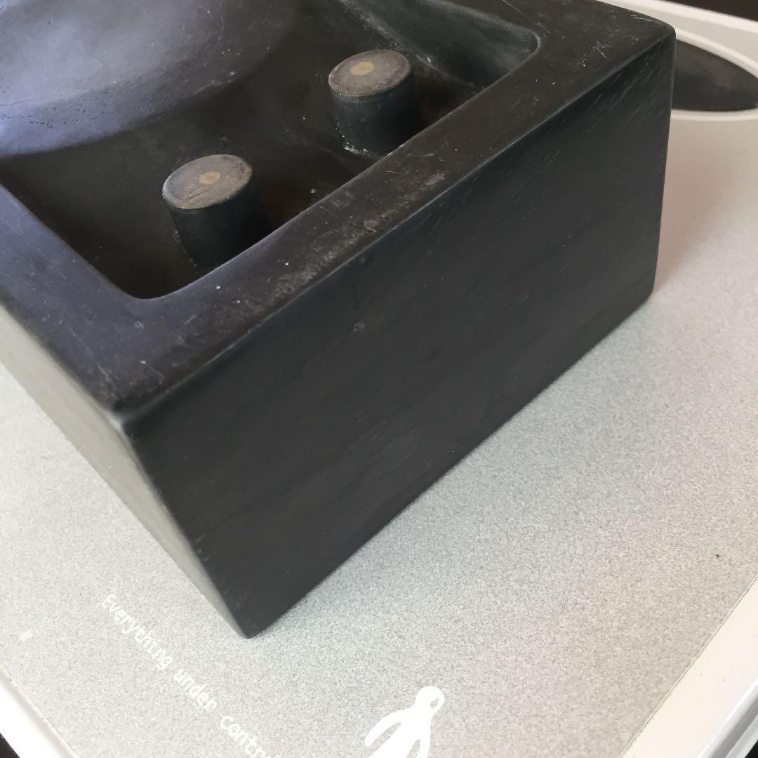 硯 中国端渓 太史硯 (北斗七星) 眼柱11個　鑑賞石