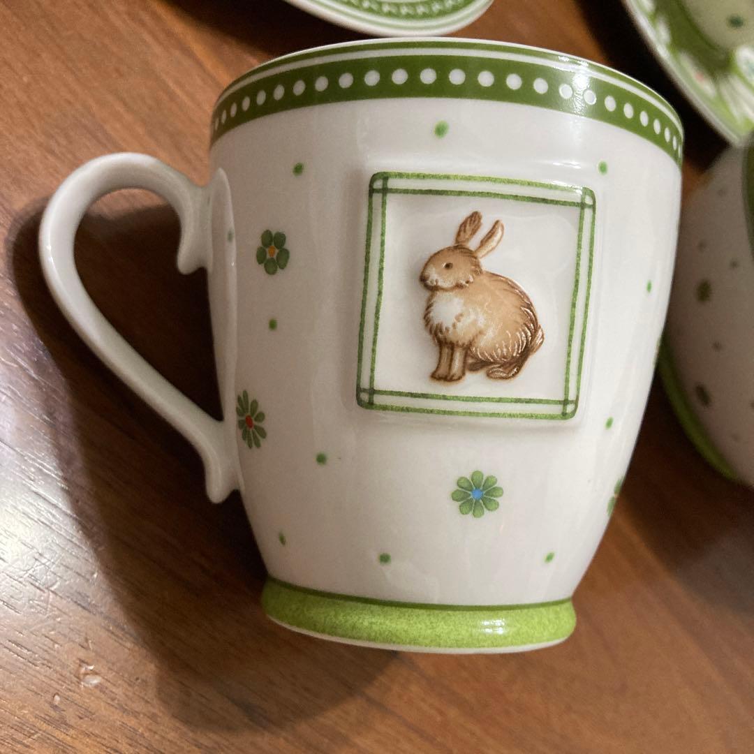 Villeroy & Boch 食器セット ウサギ　カップ　ソーサー　ボウル