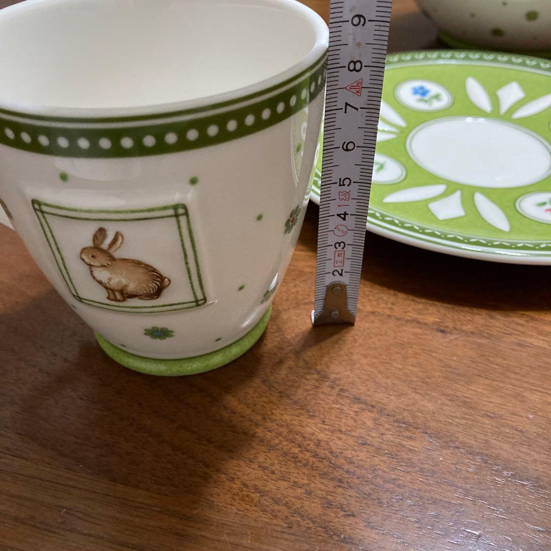 Villeroy & Boch 食器セット ウサギ　カップ　ソーサー　ボウル