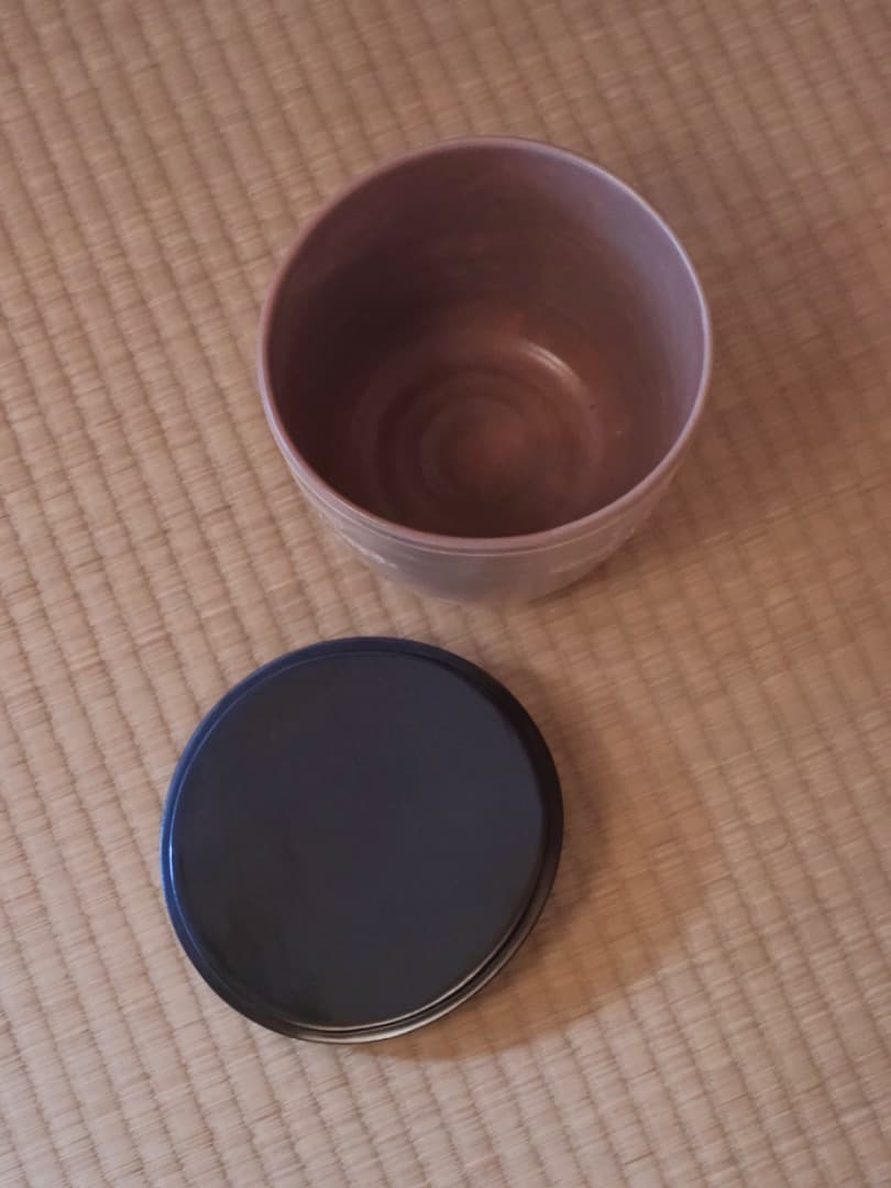 清水日呂志　御本狂言袴　水指　茶道具　箱付　時代物　Q2360