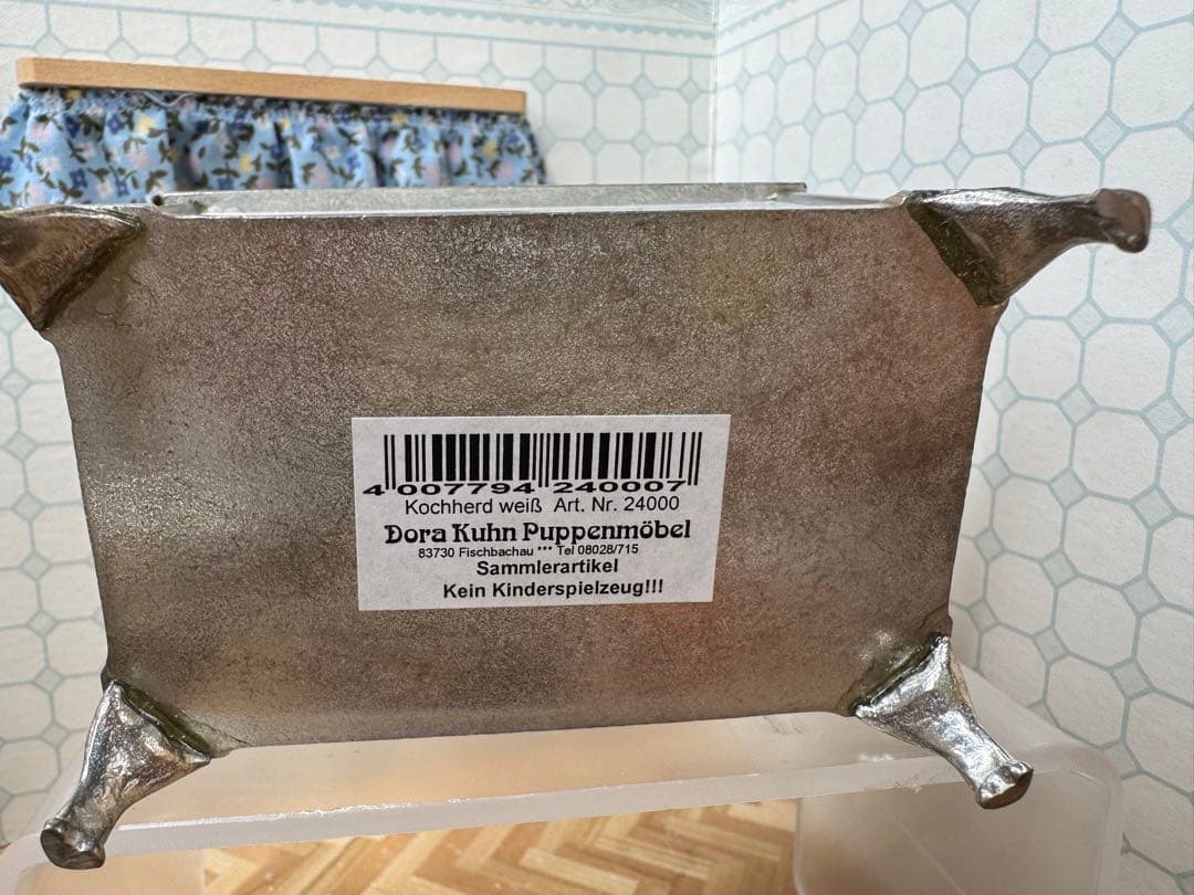 1:12 ドラクーン　ドイツ　ドールハウス　キッチン　コンロ