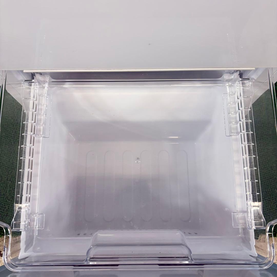 742 SHARP 鏡面デザイン　ガラストップ　冷蔵庫　小型　一人暮らし　極美品