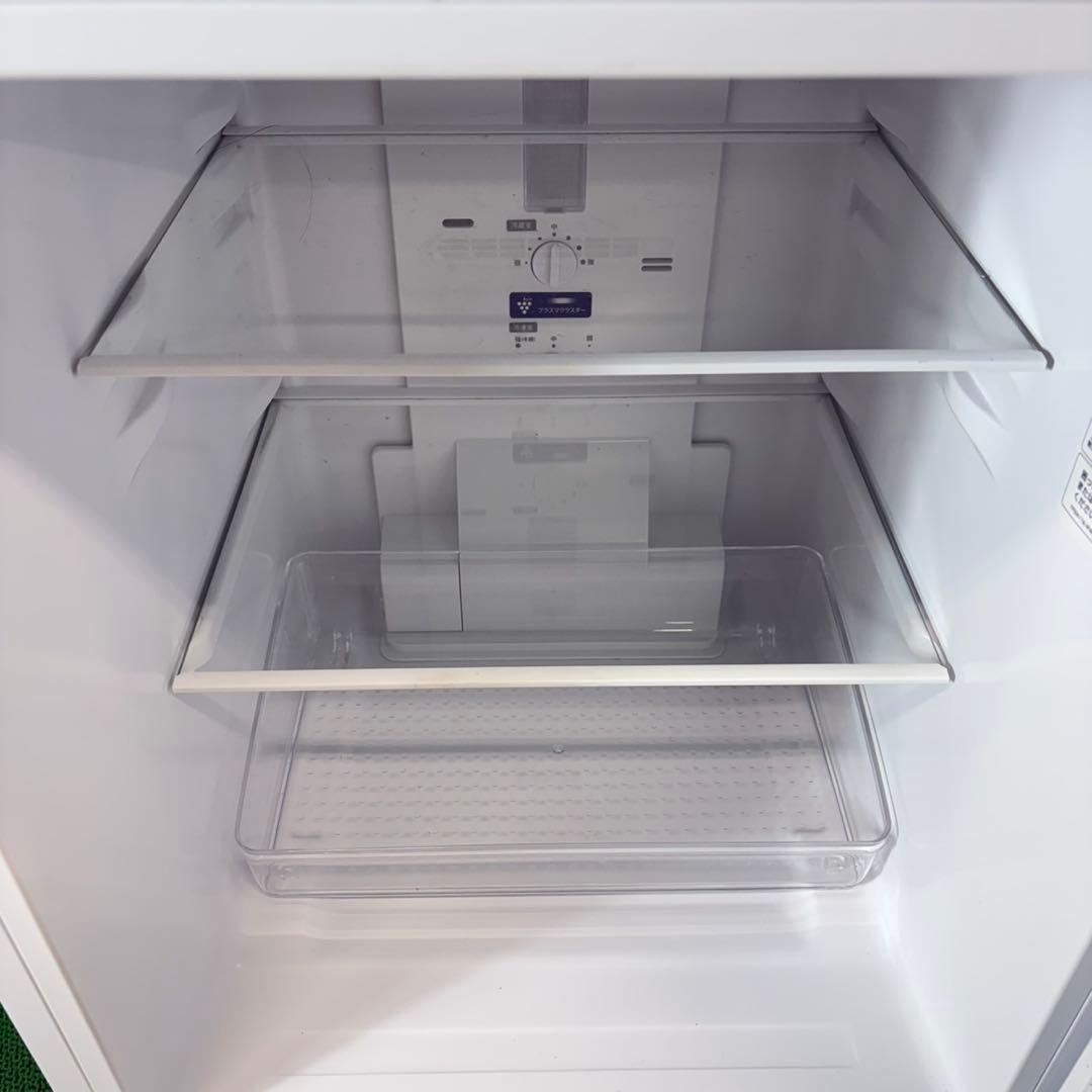 742 SHARP 鏡面デザイン　ガラストップ　冷蔵庫　小型　一人暮らし　極美品