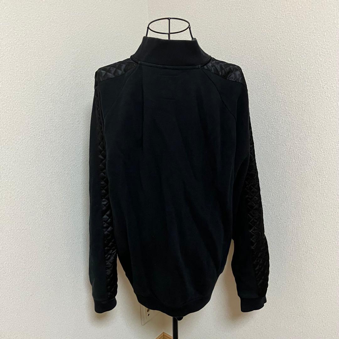 MARK&LONA マークアンドロナ ブルゾン XL黒スカルキルティング袖