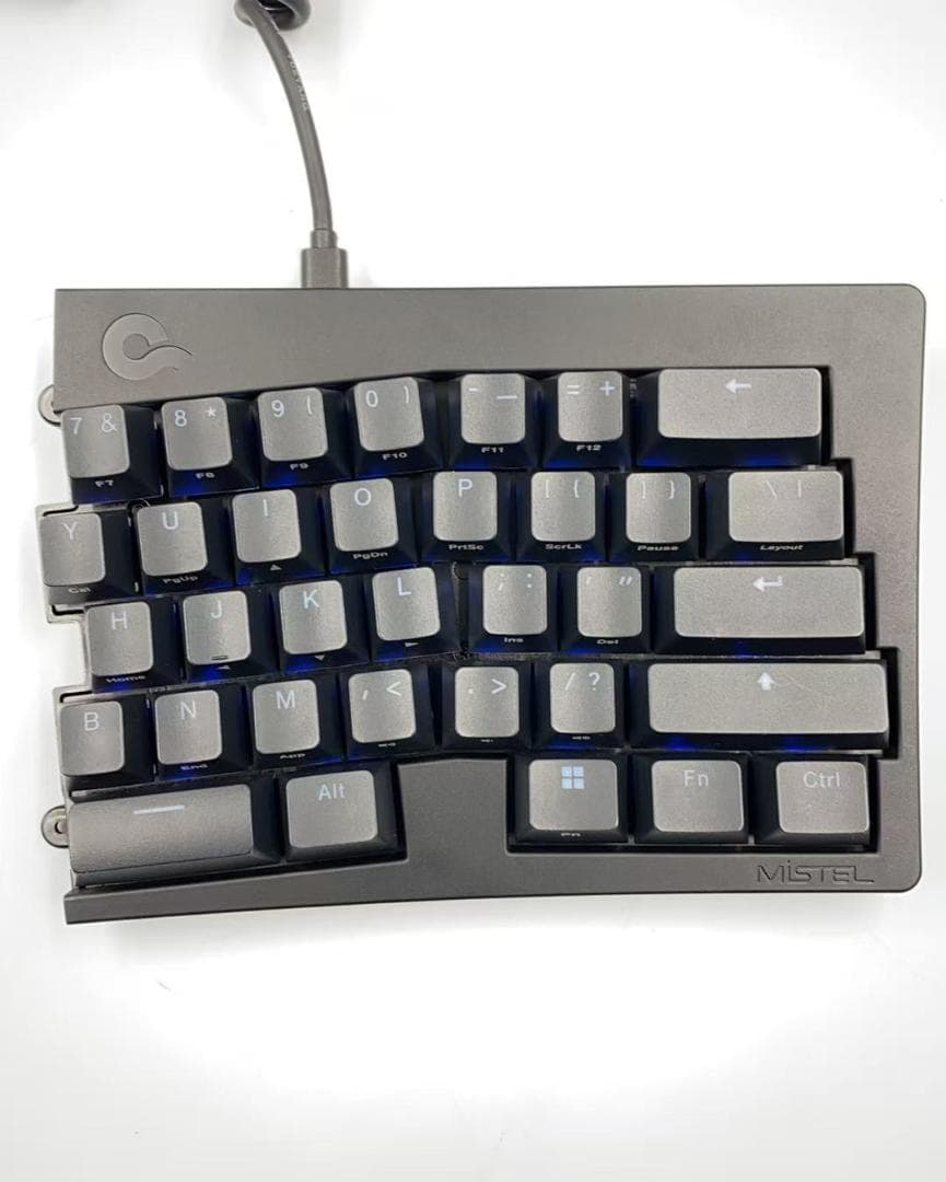 MISTEL BAROCCO MD600 ALPHA BT RGB分割キーボード