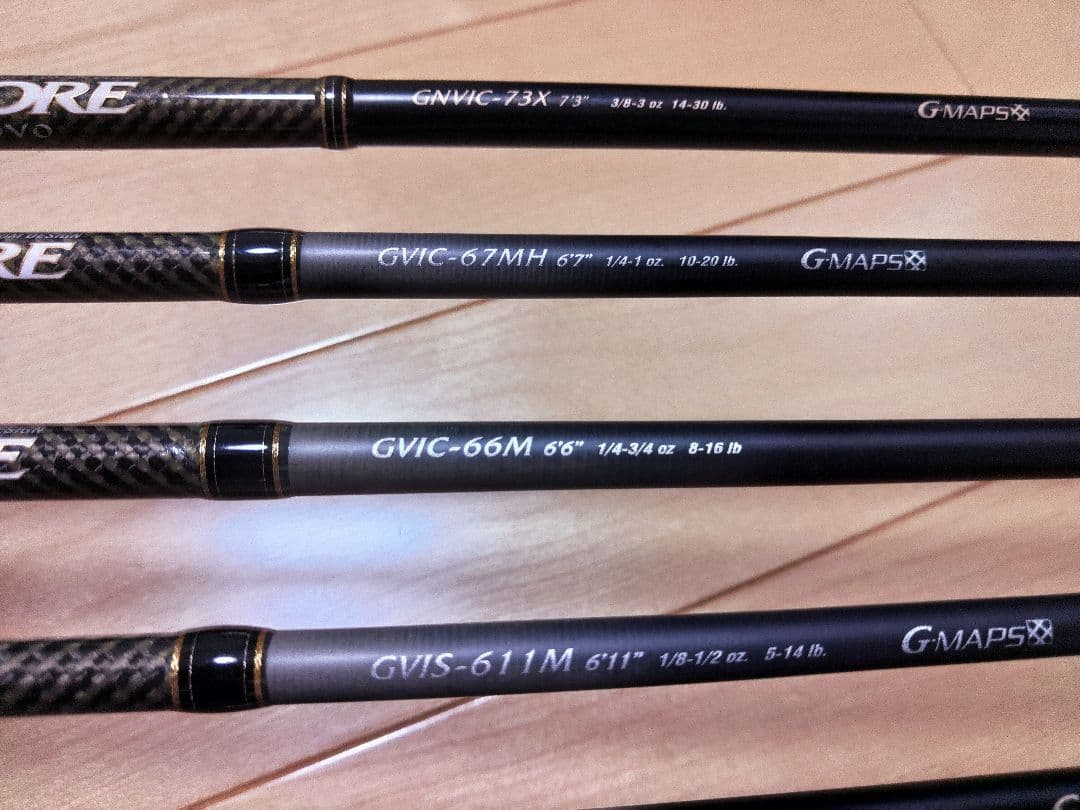 オリムピック　ヴィゴーレ　VIGORE バスロッド 6本　他2本　合計8本セット