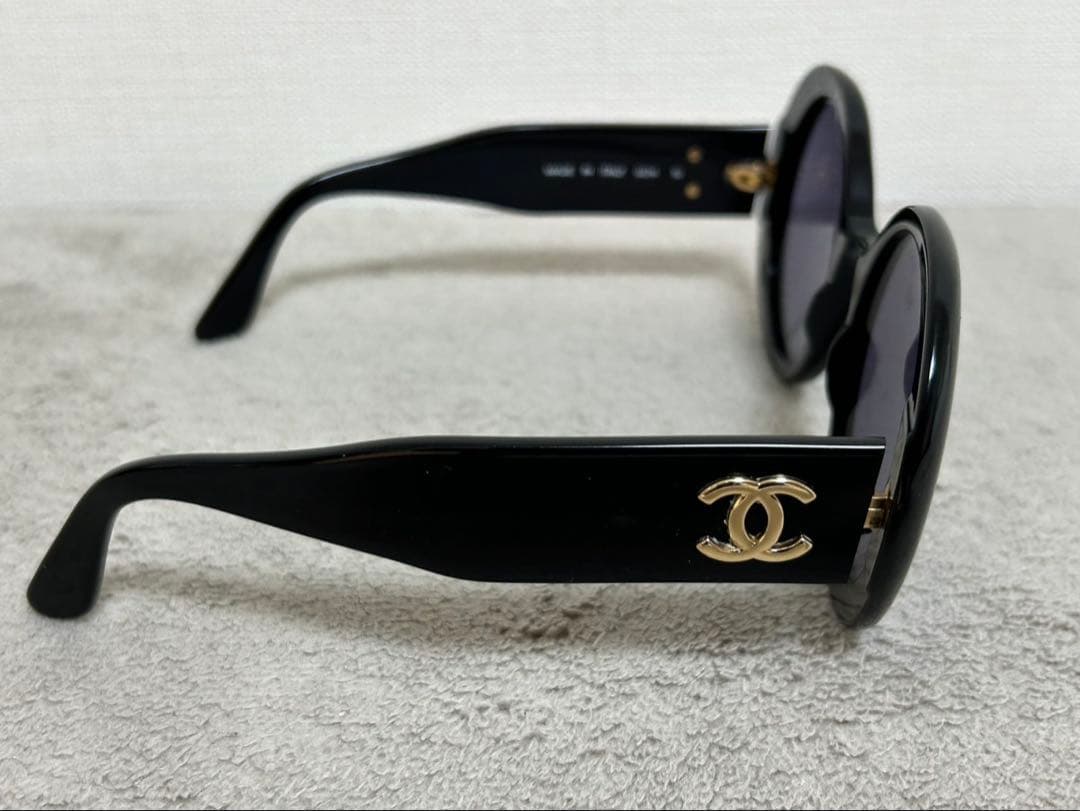 【ヴィンテージ】CHANEL ラウンド　サングラス　0014-10 ココマーク