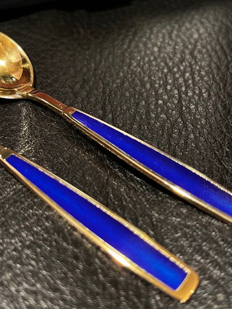 ティファニー　TIFFANY 純銀製　スターリングシルバー　スプーン　エナメル