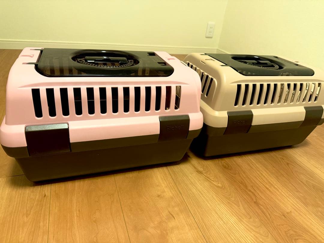リッチェル キャンピングキャリーダブルドア 超小型犬・猫用 Sサイズ