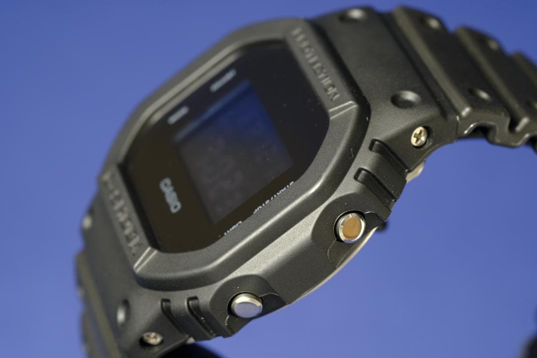 【美品】G-SHOCK DW-5600BB オールブラック／箱有り (152)