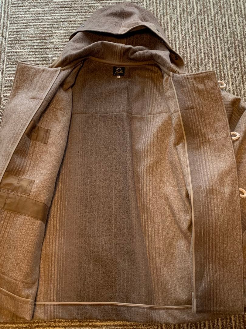 Needles ブラウン ダッフルコート ウール混紡
