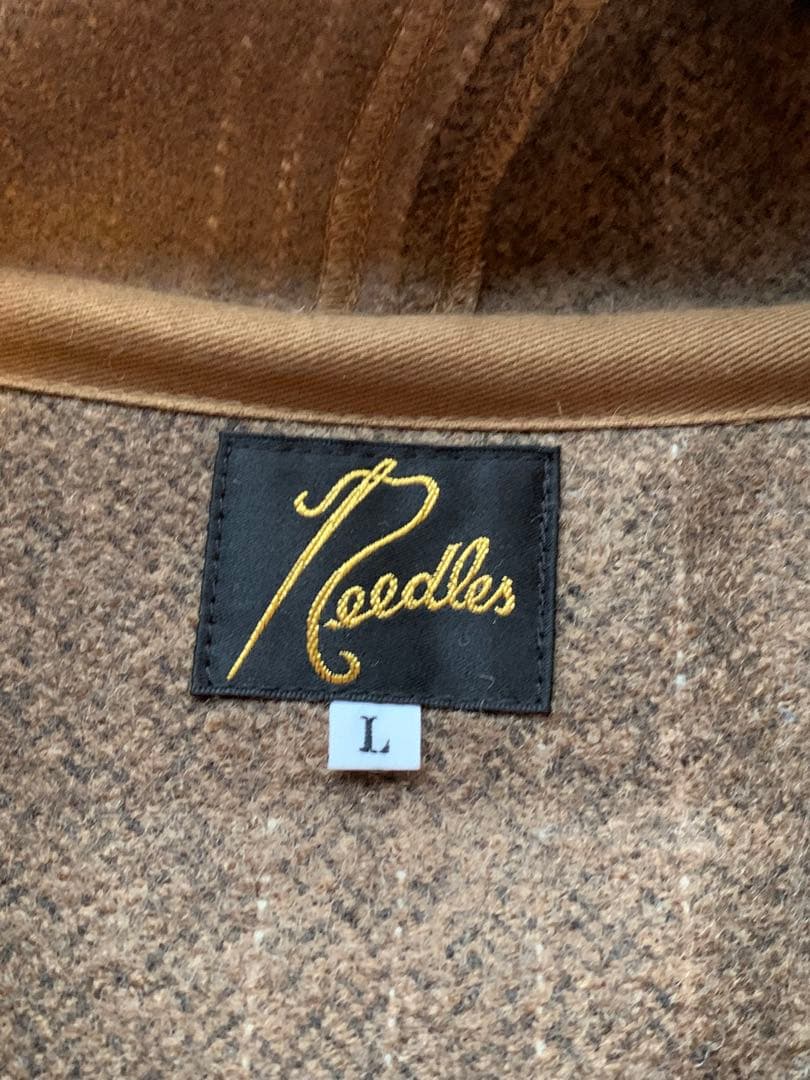 Needles ブラウン ダッフルコート ウール混紡