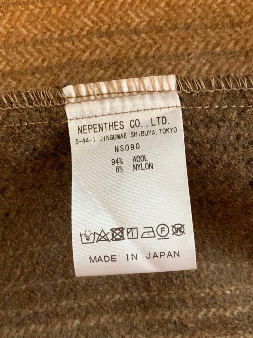 Needles ブラウン ダッフルコート ウール混紡