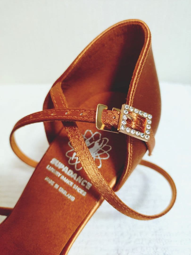 格安新品SUPA 1403ワイドサテンラテンシューズ