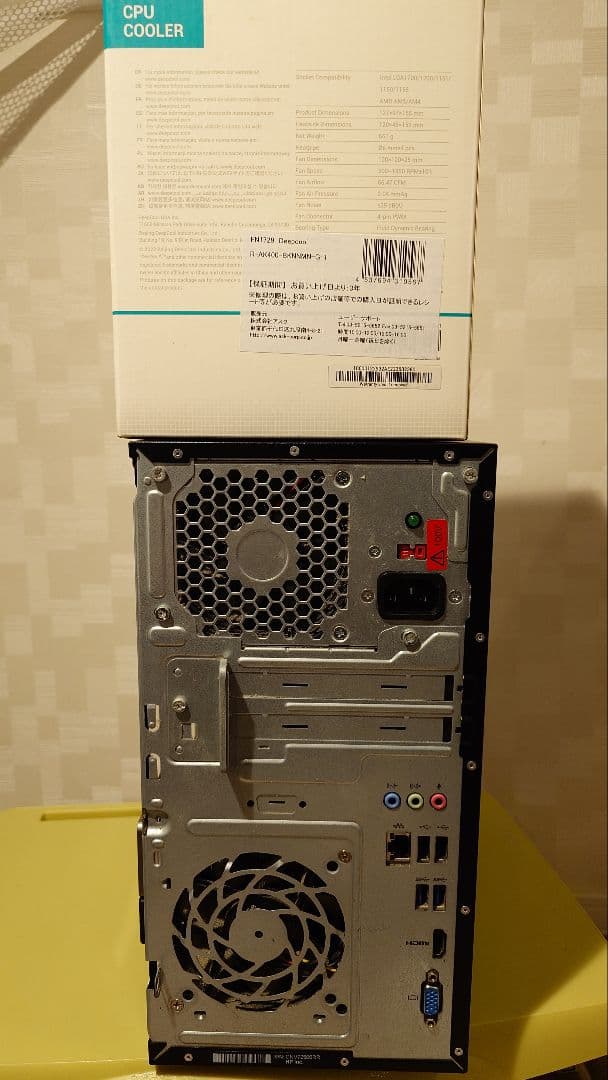 HP デスクトップPC ホワイト