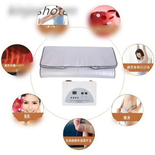 サウナマット シルバー 2パーツ加熱機能