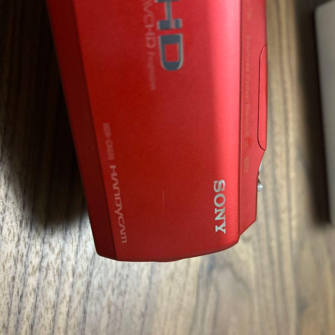 SONY HDR-CX680 レッド ハンディカム バッテリー2個付き