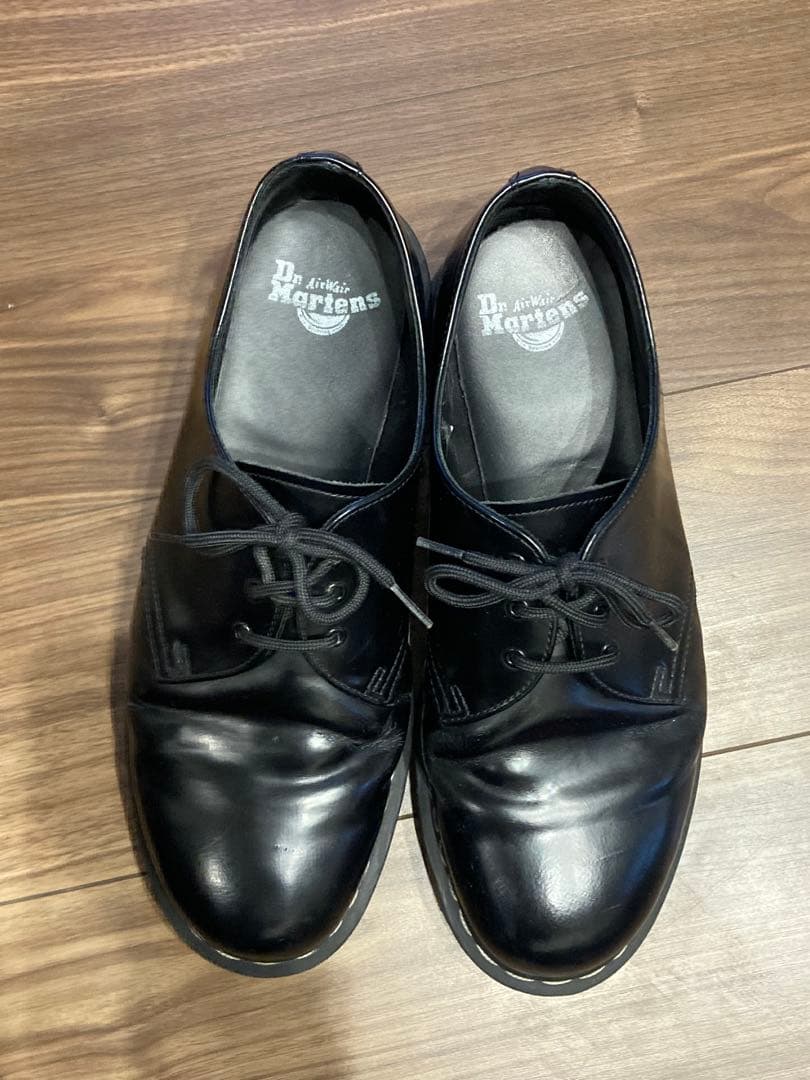 4*6様 Dr. Martens ブラック 3ホール　UK10 ホワイトステッチ