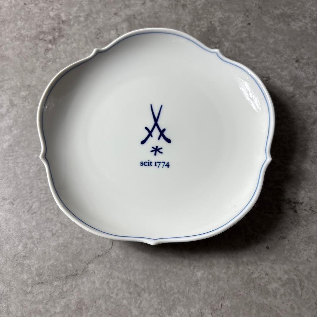 マイセン　花弁型プレート　皿　６枚セット　美品