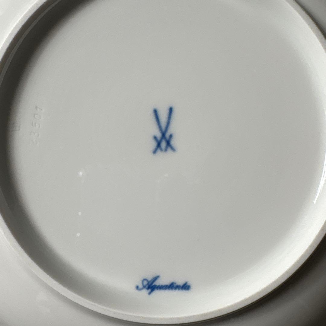 マイセン　花弁型プレート　皿　６枚セット　美品