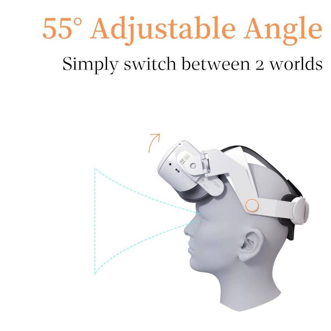 VR用ヘッドストラップで快適性を向上