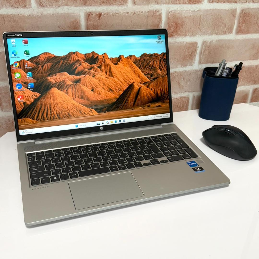 ★2022年製★ 美品 第12世代i5 15.6インチ 大画面 HP F82