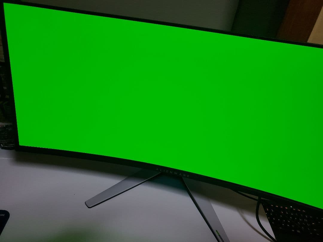 Dell aw3423dw alienware 量子ドット有機EL 湾曲モニター