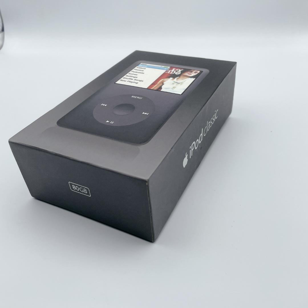 【希少・未使用級】Apple iPod classic 80GB ブラック